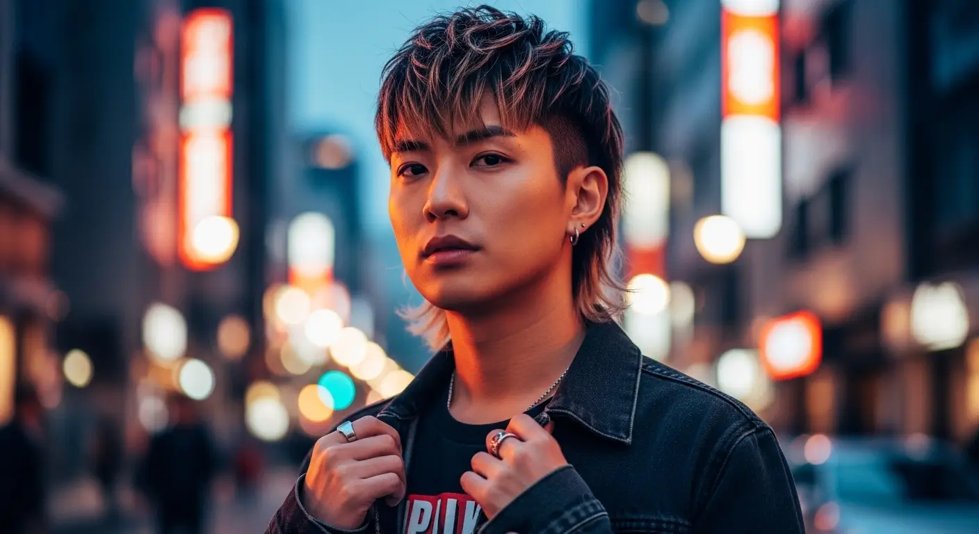 Choppy Mullet for Men Style