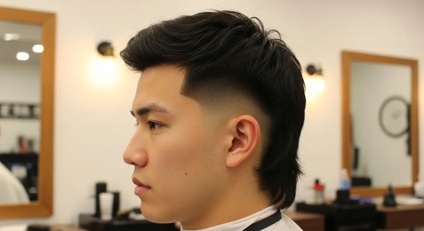 Classic Asian Mullet Style