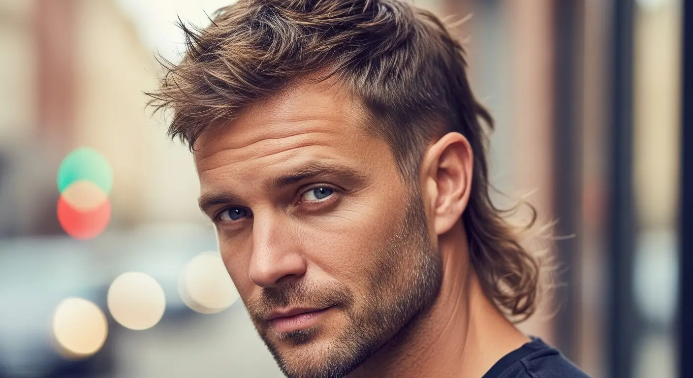 Classic Messy Modern Mullet