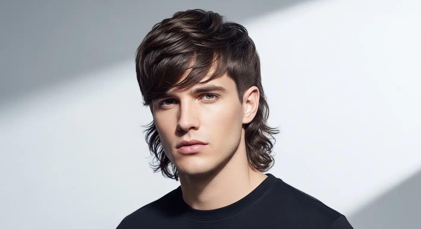 Polished Wolf Mullet Look