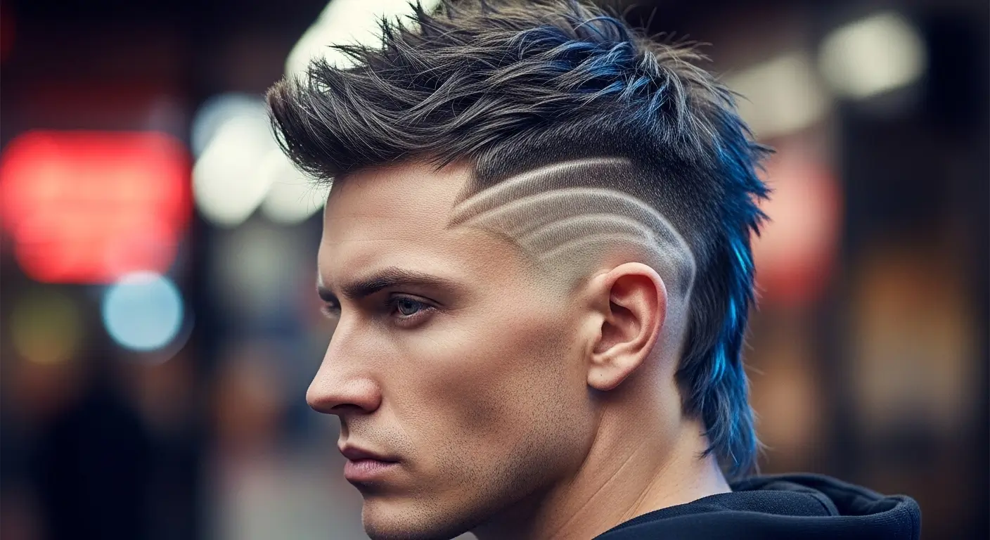 Spiky Razor Wolf Mullet Hair
