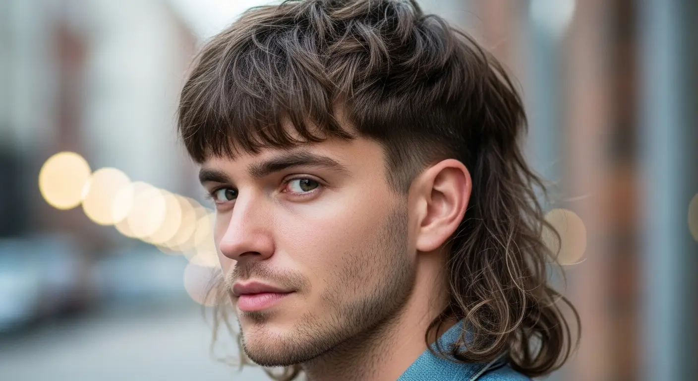 Blunt Fringe Wolf Mullet Hair