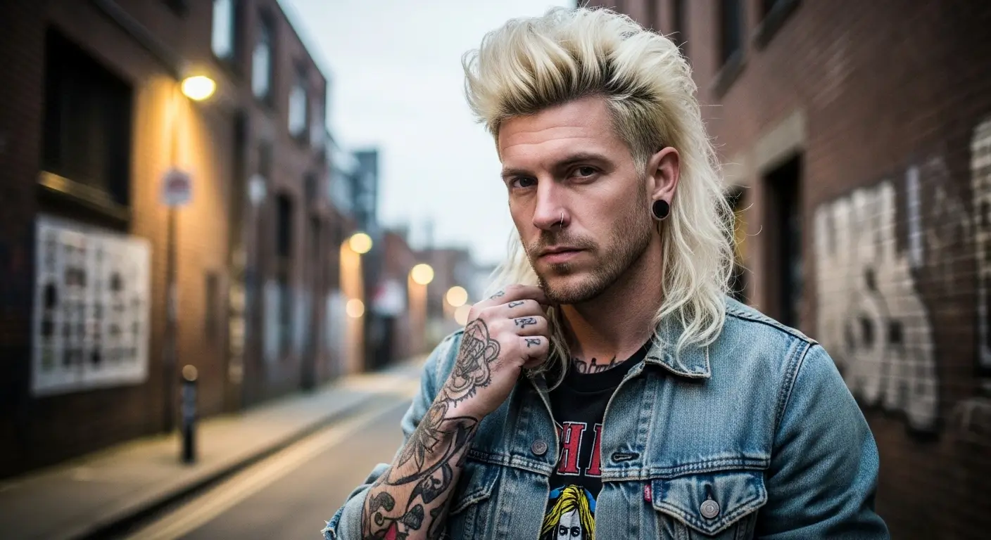 High Volume Bleached Mullet