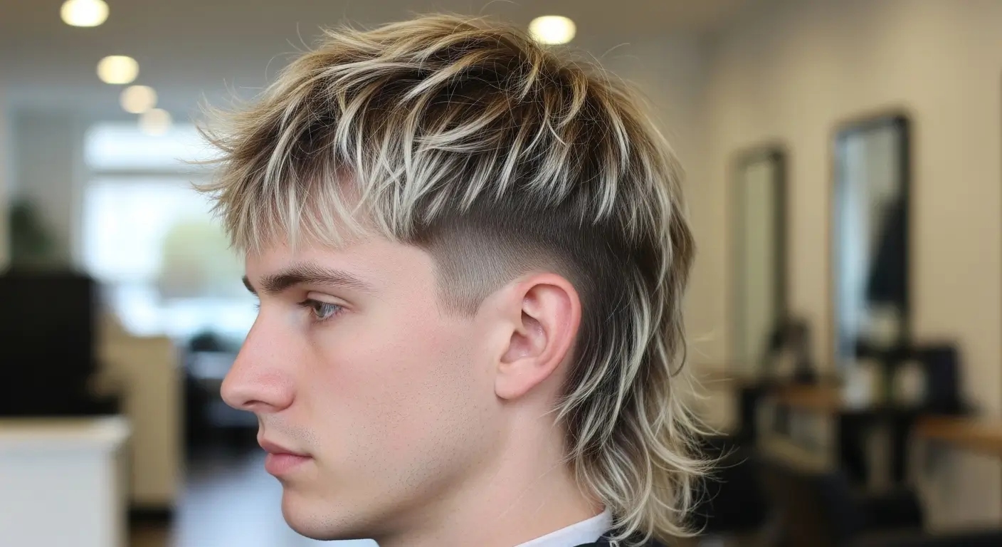 Dimensional Layer Mullet Hair