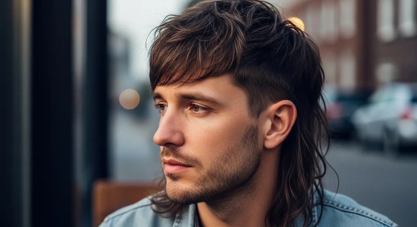 Long Messy Modern Mullet