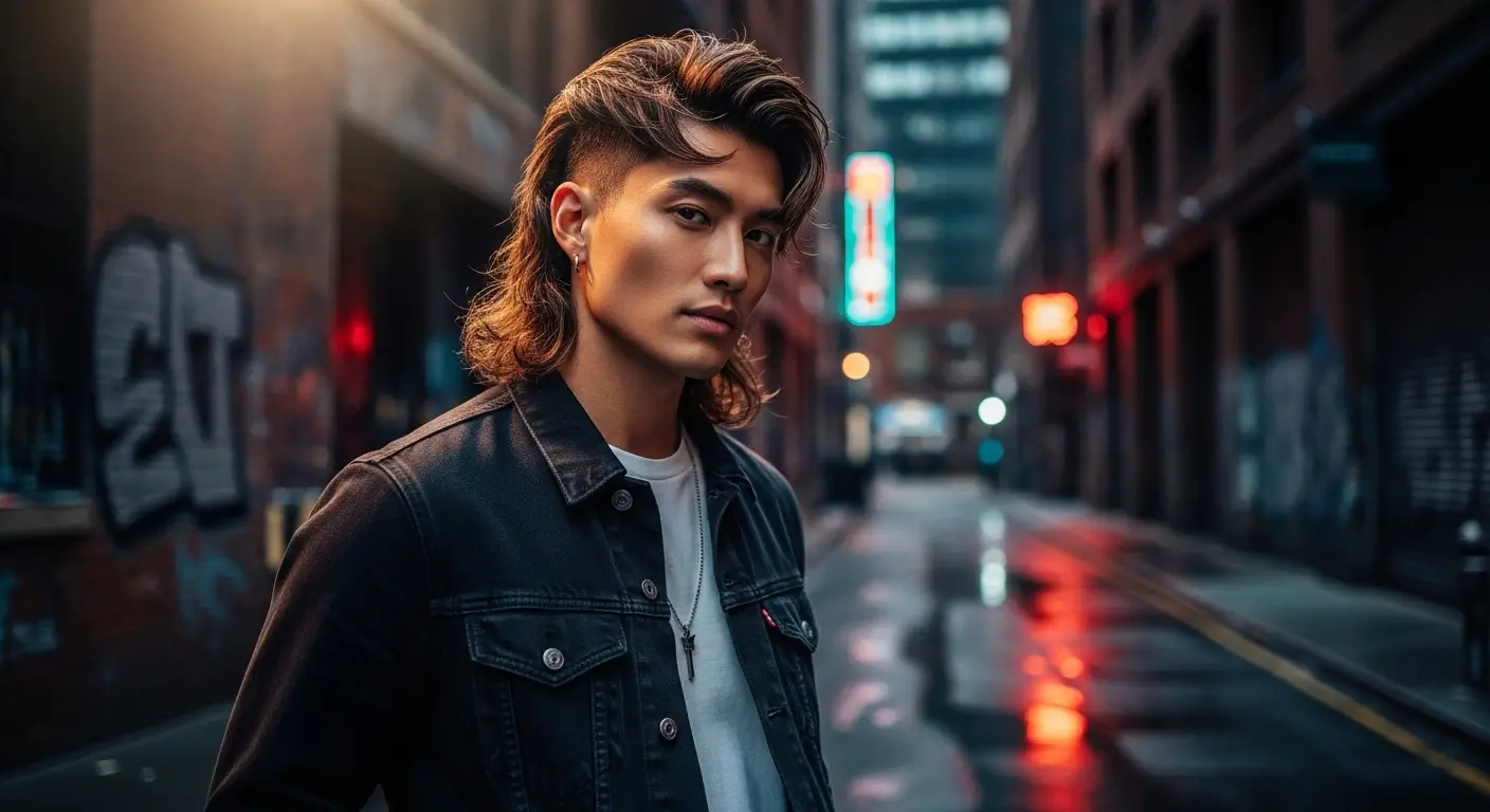 Long Modern Mullet Hair
