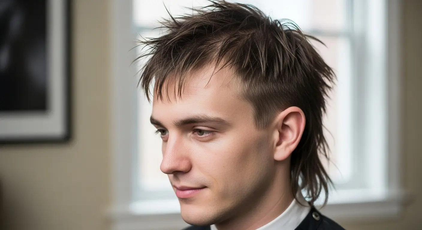 Stylish Messy Mullet Cut