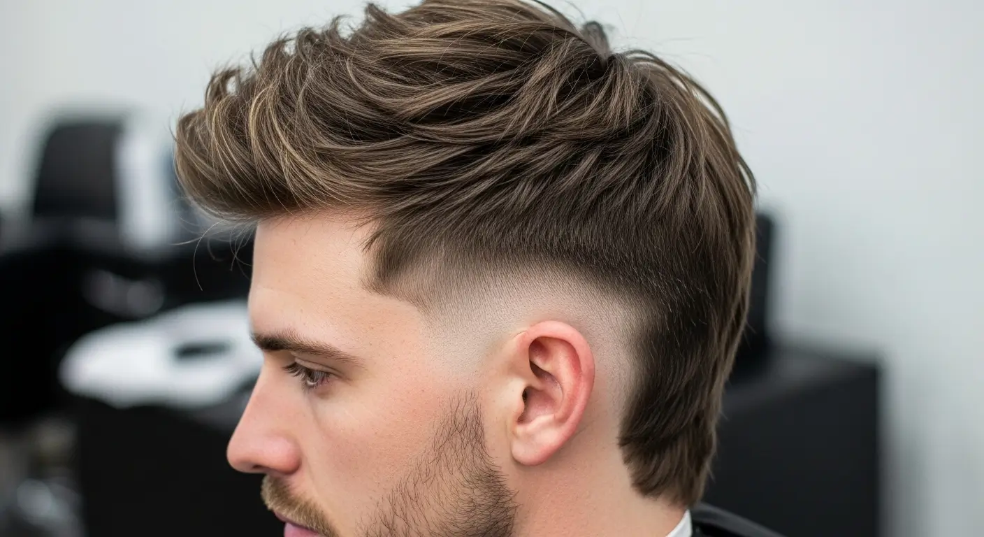 Edgy Messy Mullet Cut