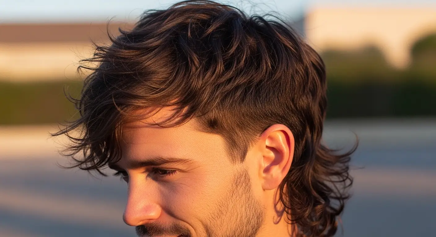Messy Mullet with Natural Flow