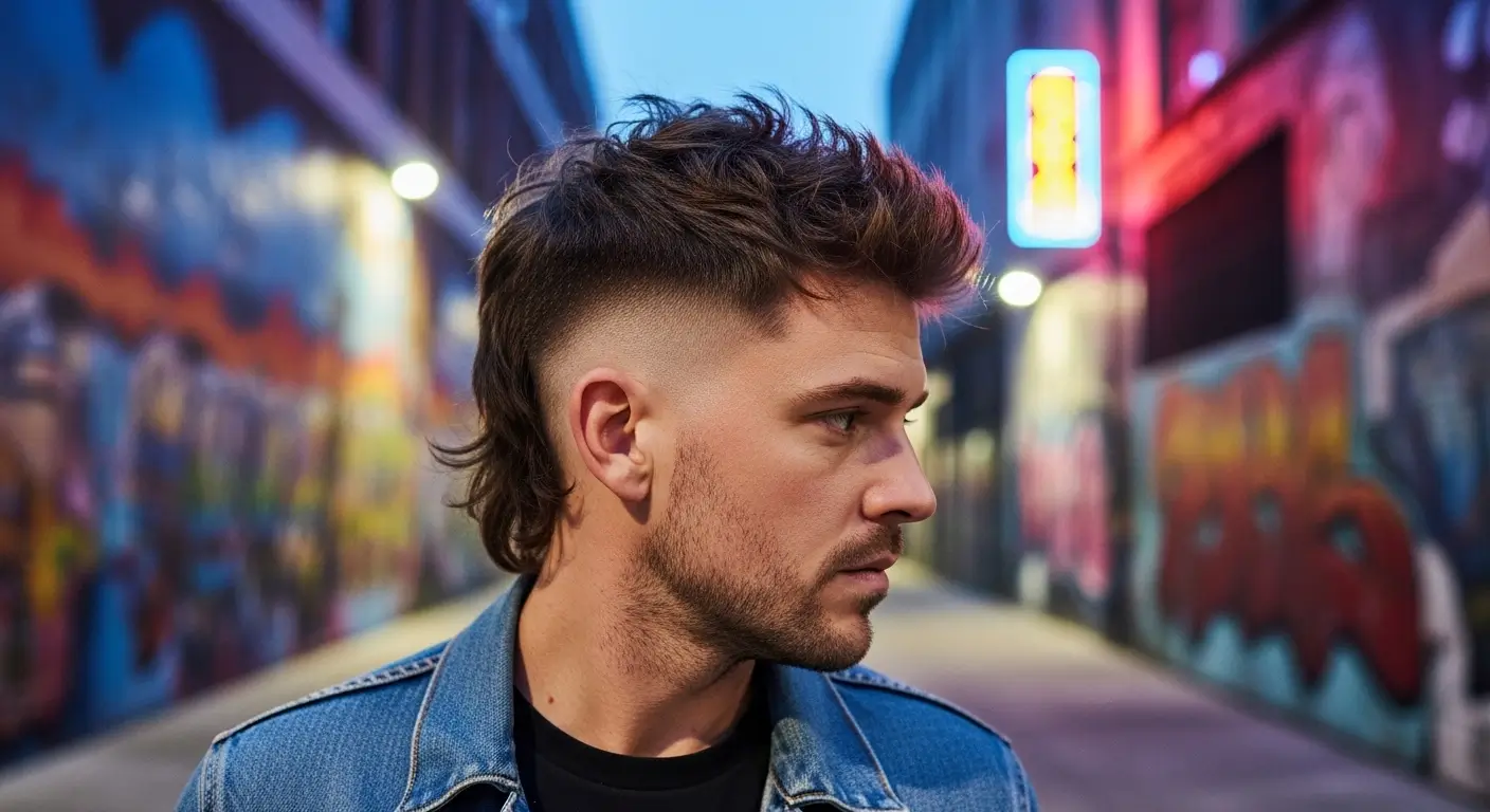 Fashionable Messy Mullet