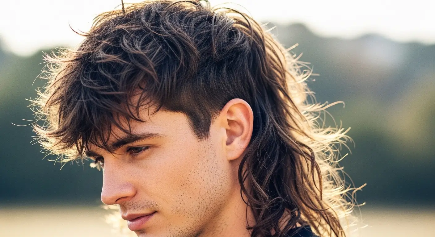 Natural Messy Wolf Mullet