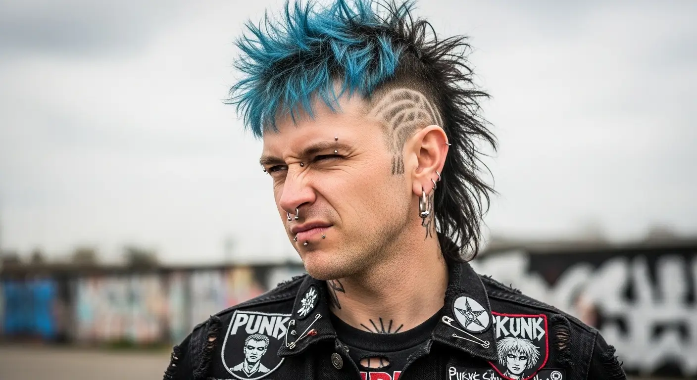 Stylish Modern Punk Mullet