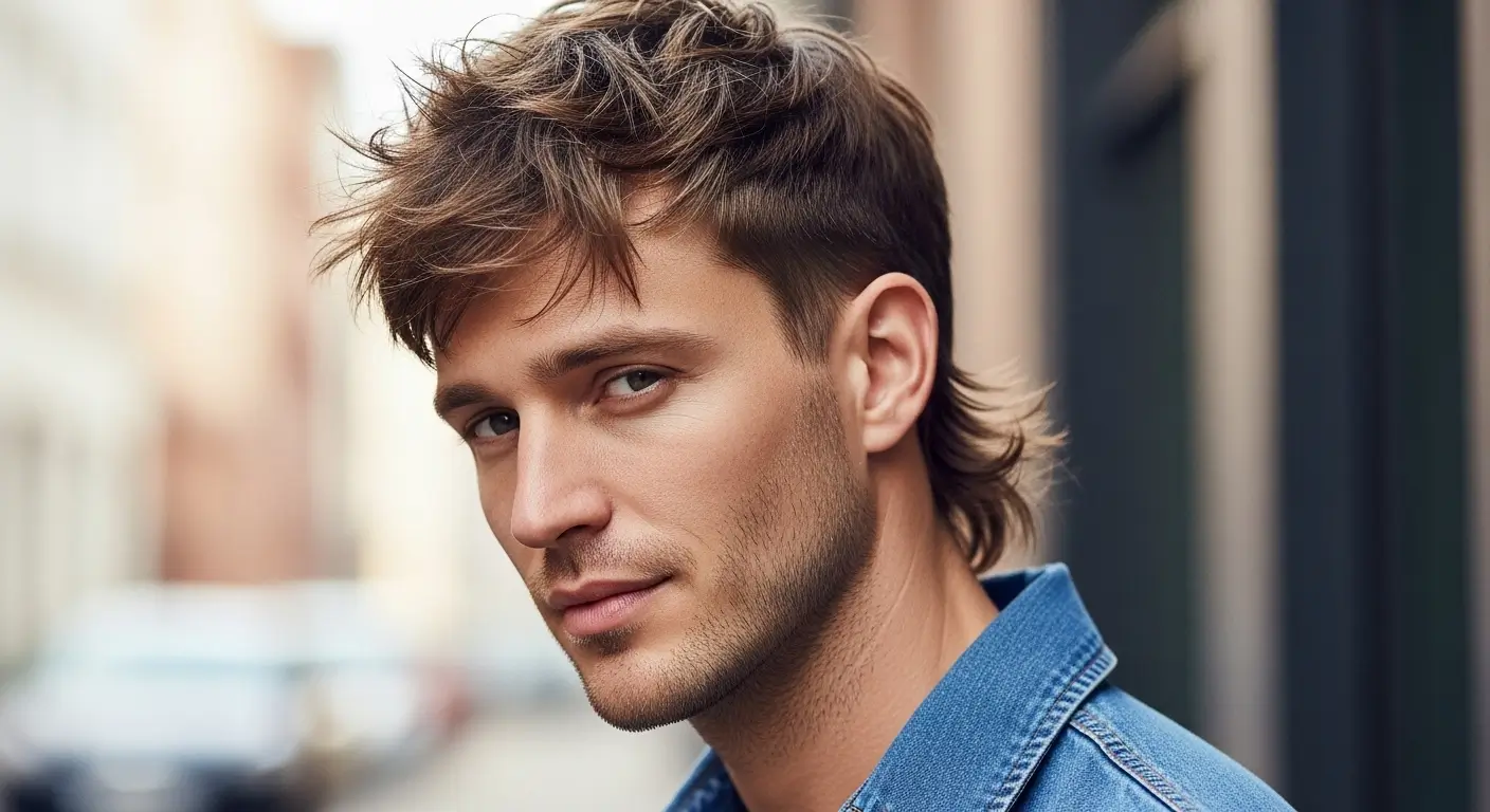 Short Messy Mullet Hair