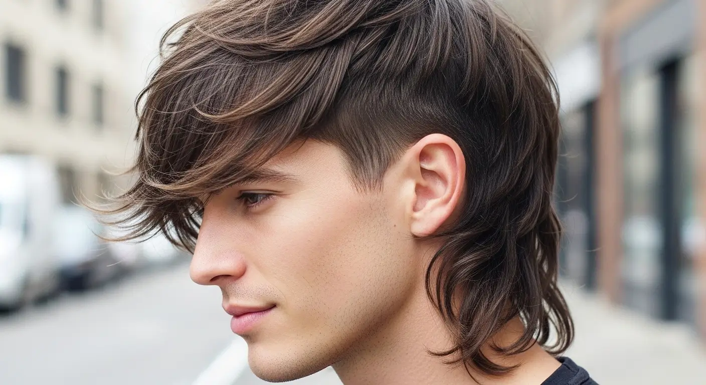 Soft Layered Wolf Mullet Cut