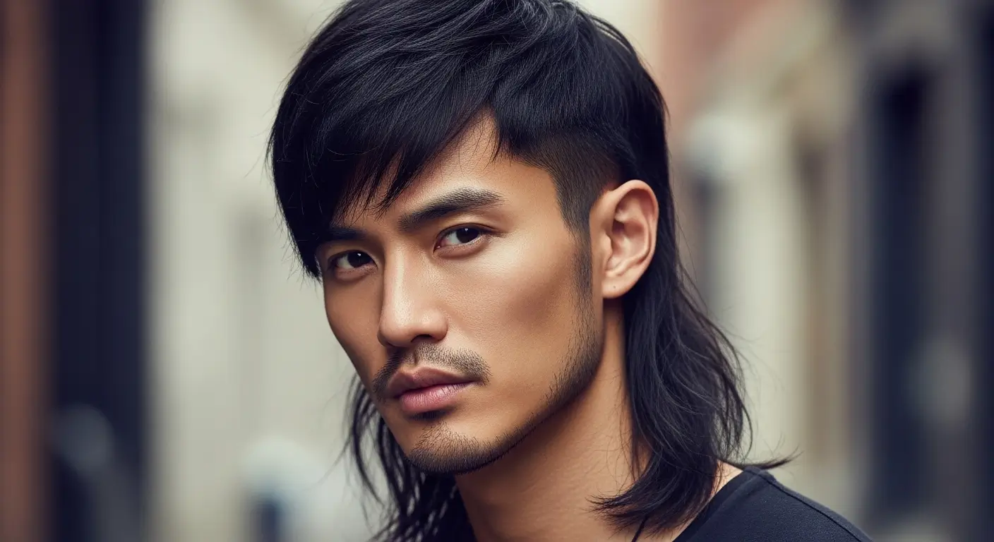 Wavy Modern Mullet Style