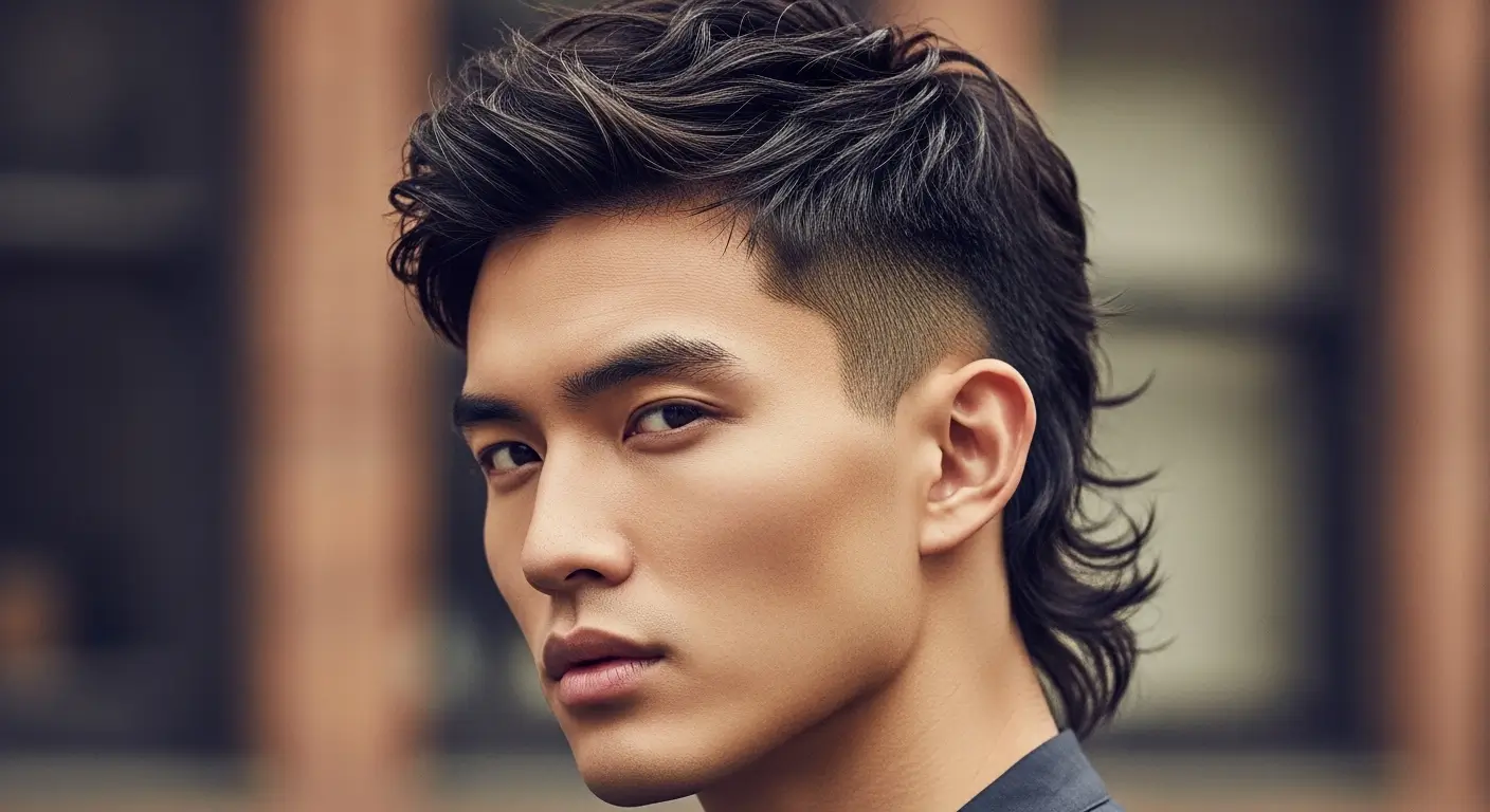 Asian Mullet with Texture