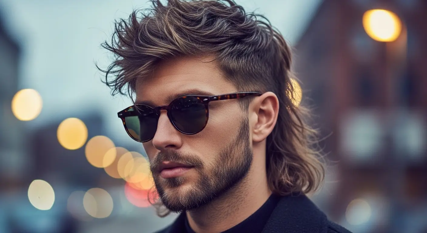 Textured Crown Wolf Mullet