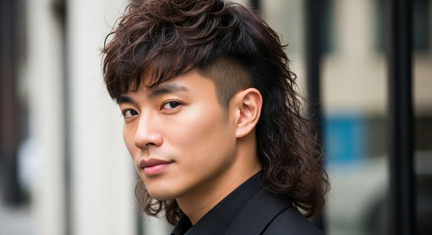 Asian Thick Hair Mullet