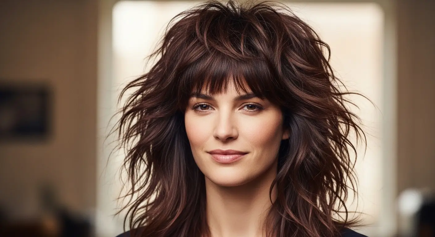 Big volume thick mullet