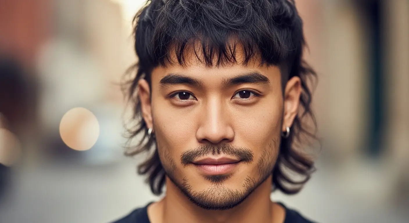 Tousled Mullet Style