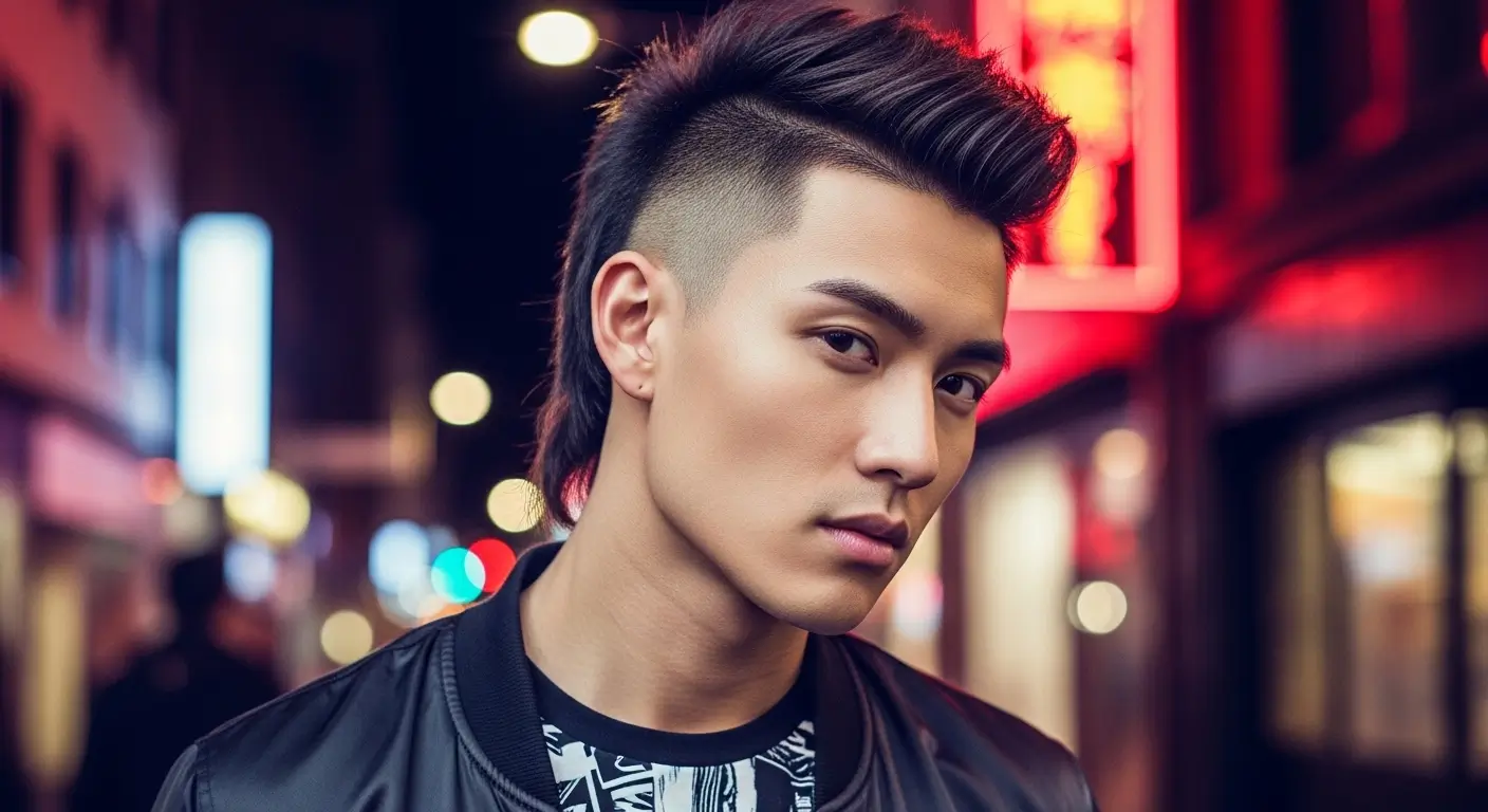 Two-Block Mullet Haircut