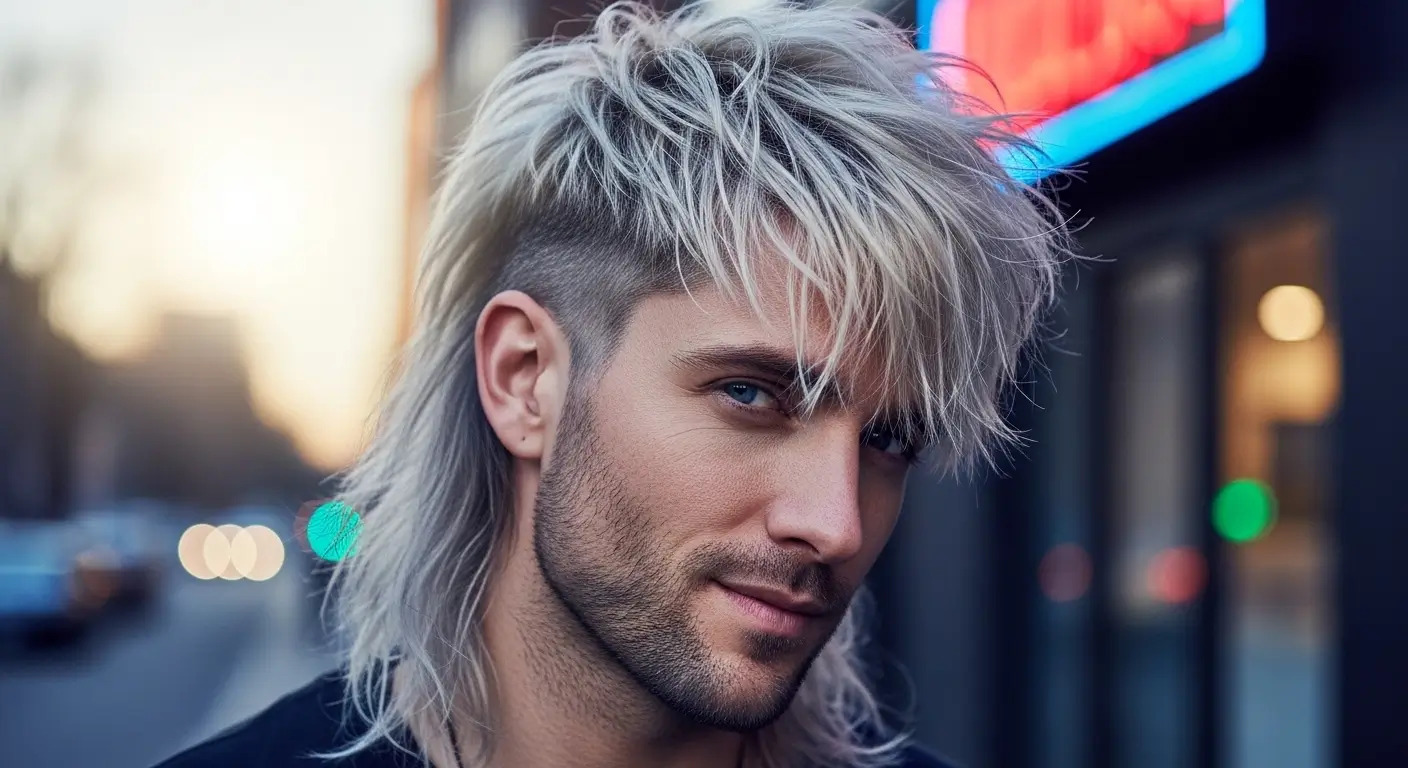 Color Block Wolf Mullet Hair