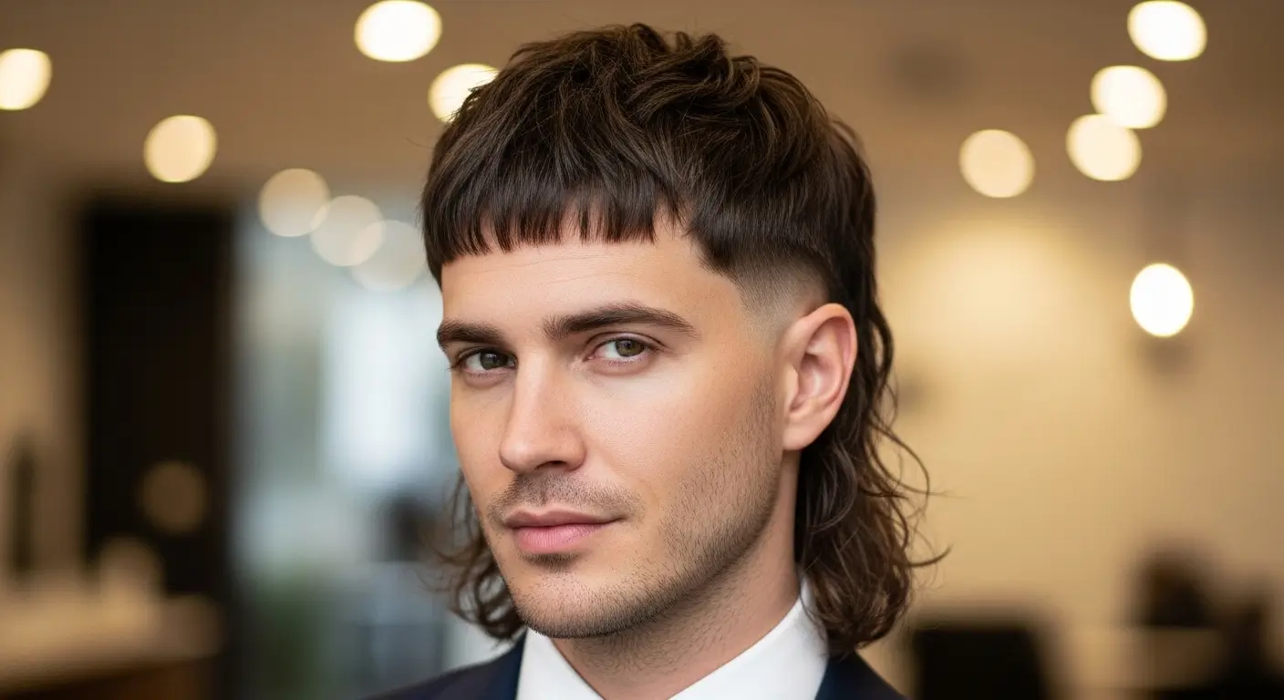 Micro Bang Wolf Mullet Style
