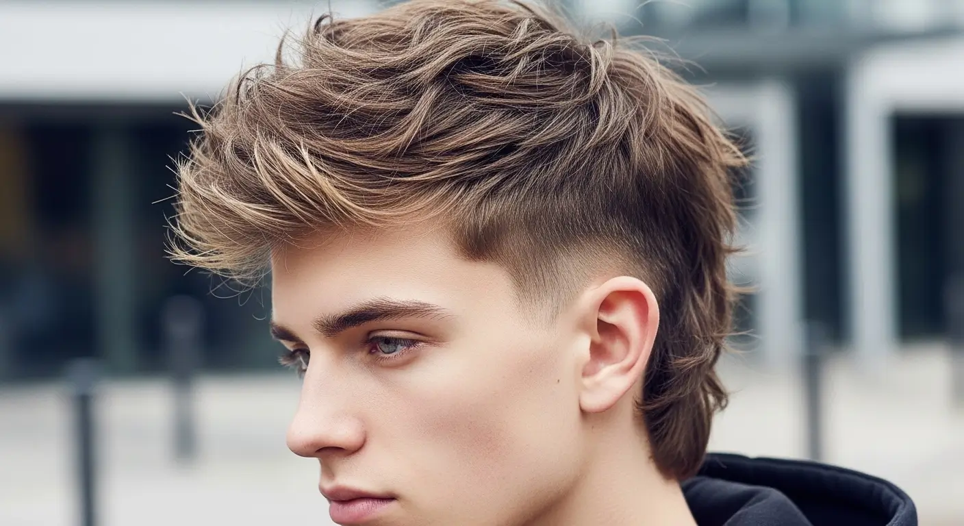 Messy Modern Mullet Style