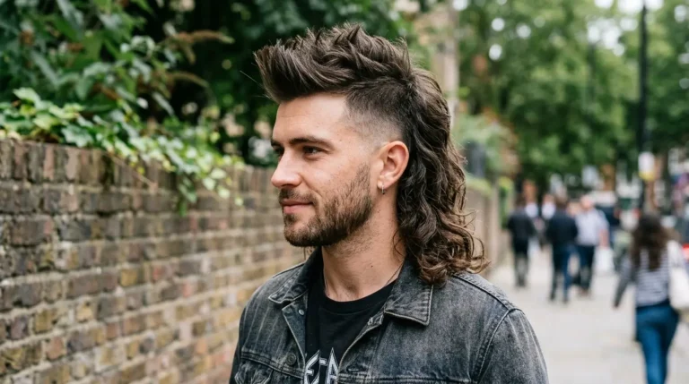 Faux Hawk Mullet Haircut