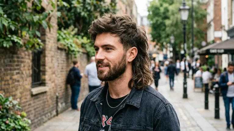 Grown Out Modern Mullet