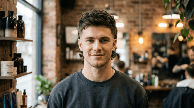 Men Modern Short Mullet