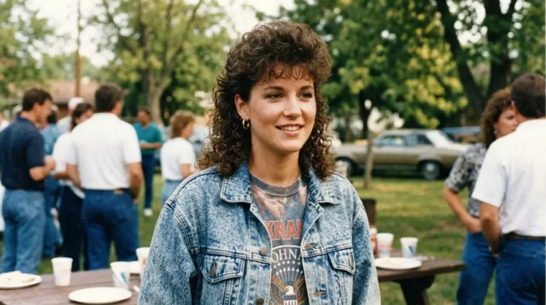Perm Mullet Woman